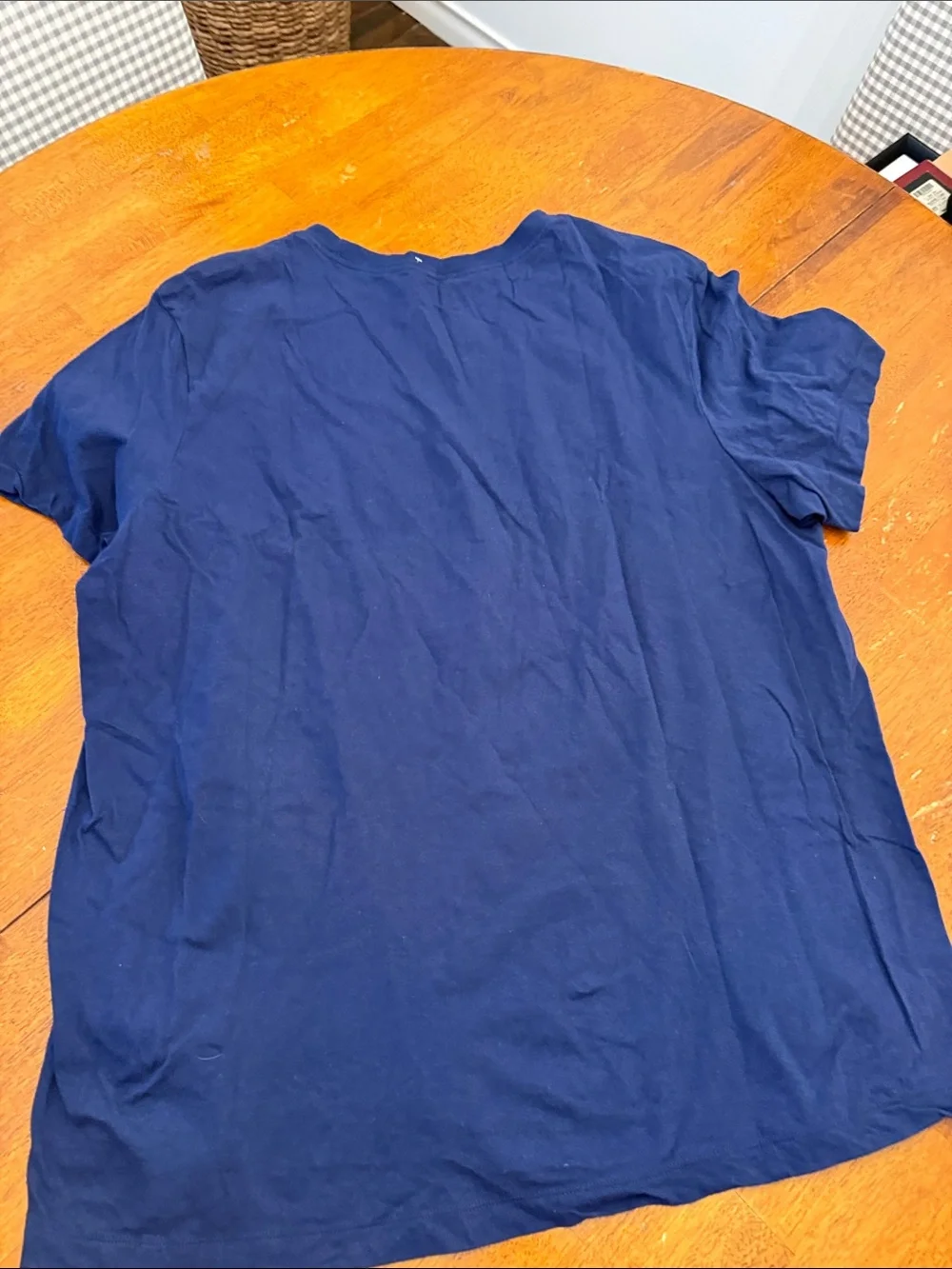 Nike Navy and White Wrigleyville Graphic Tee xxl Chicago Cubs